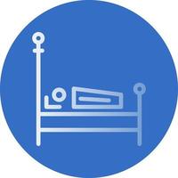 Bed Vector Icon Design