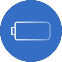 Battery Empty Vector Icon Design