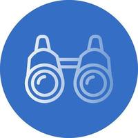 Binoculars Vector Icon Design