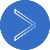 Angle Right Vector Icon Design