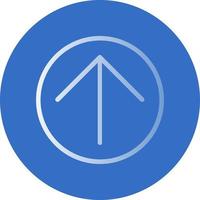 Arrow Circle Up Vector Icon Design