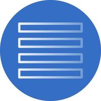 Align Justify Vector Icon Design