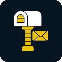 Postbox Vector Icon Design