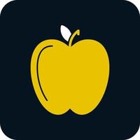 diseño de icono de vector de manzana