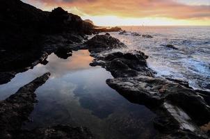 Scenic coastal view photo