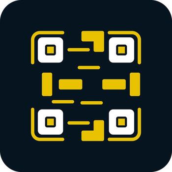 diseño de icono de vector de código qr