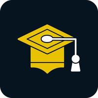 Mortarboard Vector Icon Design