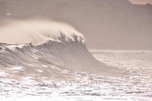 Huge sea waves photo