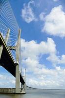 Vasco da Gama Bridge in Lisbon, Portugal photo