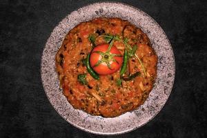 Stuffed Tomatoes and Potatoes with Green Chili and Masala Delicious Food Image photo