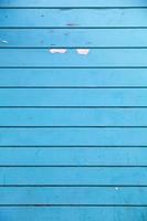 Blue painted wood board background photo