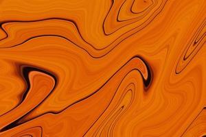 Orange and black marble with a pattern of lines and shapes background photo