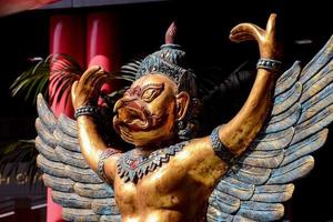 Ornate Garuda statue photo