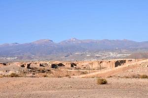 Scenic mountain landscape photo