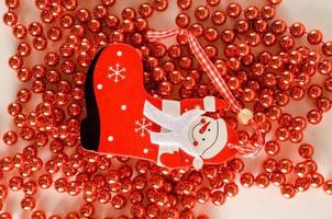 Colourful Christmas decorations photo