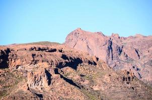 Scenic mountain landscape photo