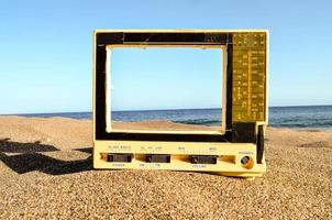 TV in the sand photo