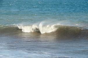 Huge sea waves photo