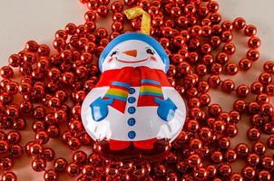 Colourful Christmas decorations photo