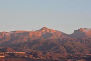 Scenic mountain landscape photo