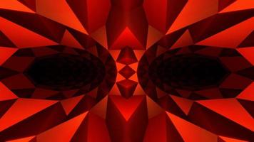 vj ciclo vermelho sem fim túnel música abstrato fundo. Alto qualidade 4k cenas video