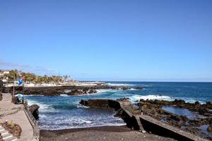 Scenic coastal view photo