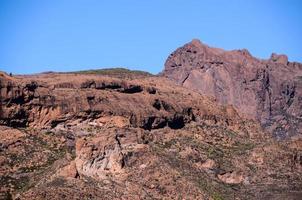 Rocky landscape in summer photo