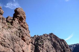 Scenic mountain landscape photo