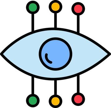 icono de vector de visualización de datos