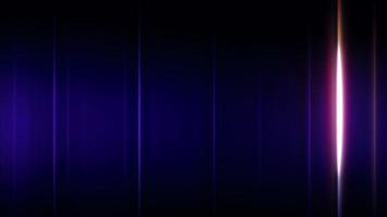 Loop glow vertical laser light on dark blue video
