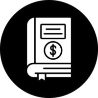 Financial Book Vector Icon