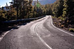 Road in the countryside photo