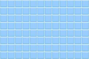 Blue square tile seamless pattern. Swimming pool floor background. Bathroom or toilet ceramic or glass wall texture. Interior or exterior mosaic surface vector