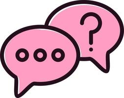 Question And Answer Vector Icon