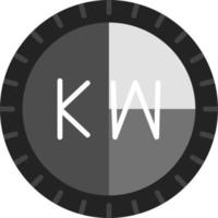 Kuwait Dial code Vector Icon