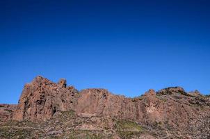 Scenic mountain landscape photo