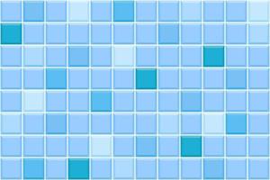 azul loseta sin costura modelo. nadando piscina piso antecedentes. baño o baño cerámico pared textura. interior o exterior mosaico superficie vector