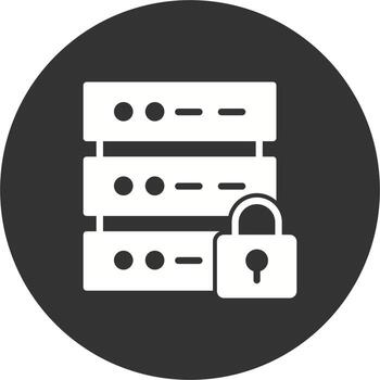 Database Security Vector Icon