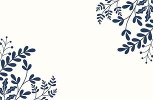 simple seamless pattern with floral and flower theme vector