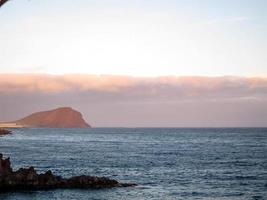 Calm blue sea photo