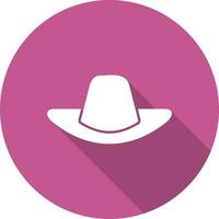 icono de vector de sombrero de vaquero