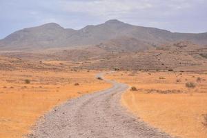 Scenic mountain landscape photo