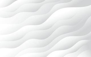 Sea water waves, white stripes, flowing lines with light gray background vector