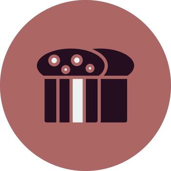 icono de vector de pan