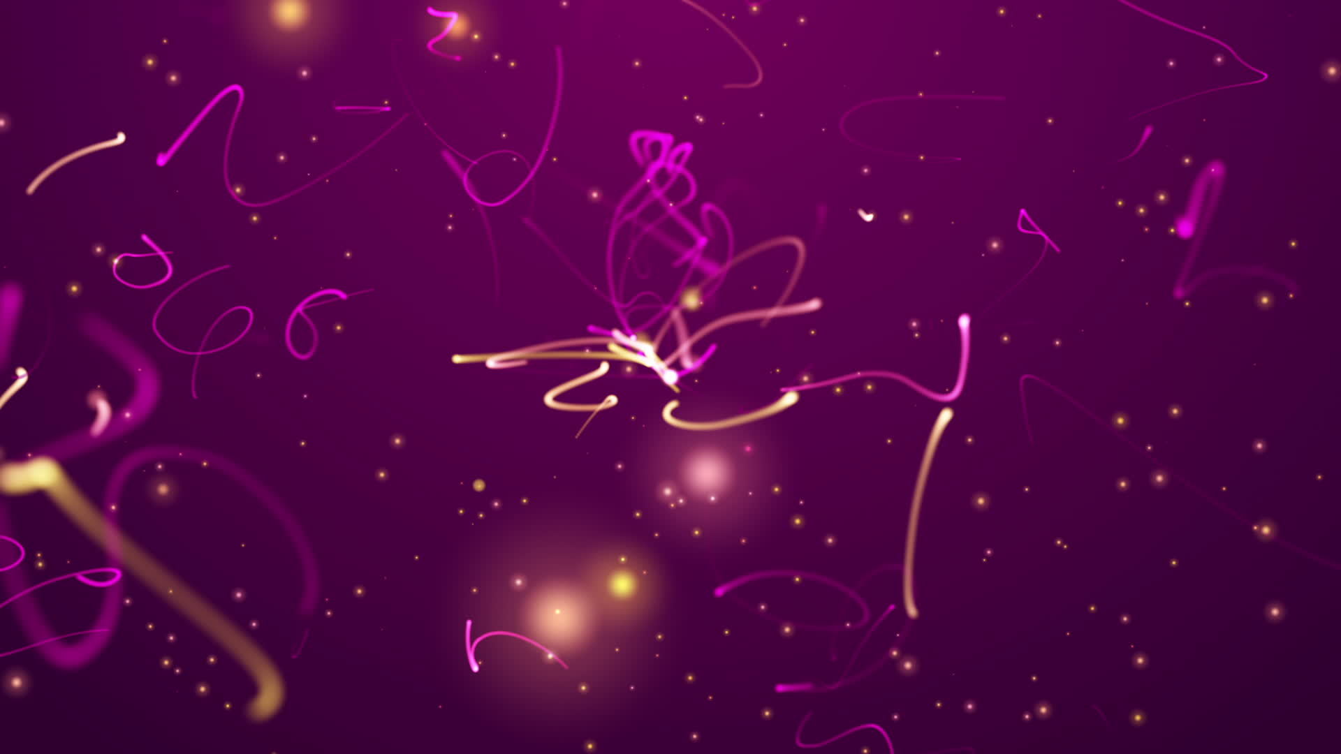 Fun party and celebration motion background animation with dancing