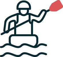 Rafting Vector Icon