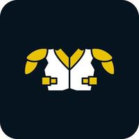 Shoulder Pads Vector Icon Design