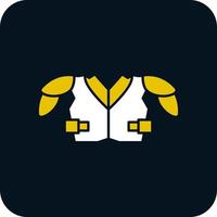 Shoulder Pads Vector Icon Design