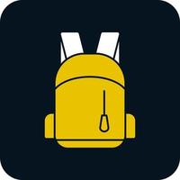 School Bag Vector Icon Design