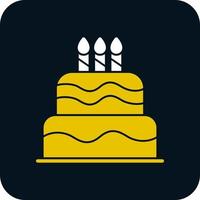 Cake Vector Icon Design